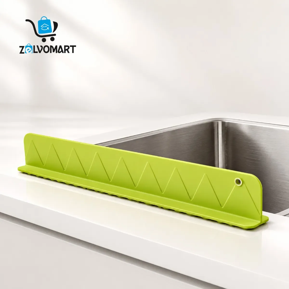 Silicone Sink Splash Guard, front view